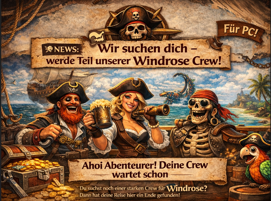 📰 NEWS: Wir suchen dich – werde Teil unserer Windrose Crew!